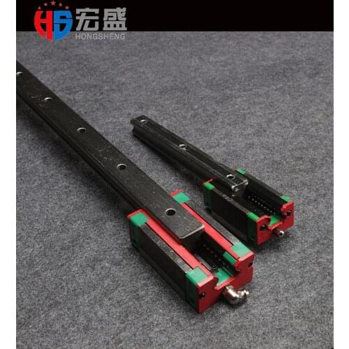 2pcs Taiwan hiwin linear rail HGR25- 600mm with 4pcs HGH25CA carriage