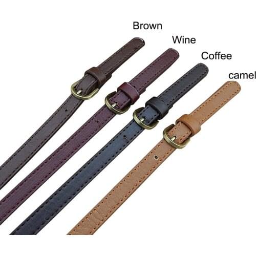 Fashion KZ 70cm PU Leather Double Buckle Shoulder Strap DIY Bag Accessories Adjustable Smooth Surface/Matte Surface KZ0332