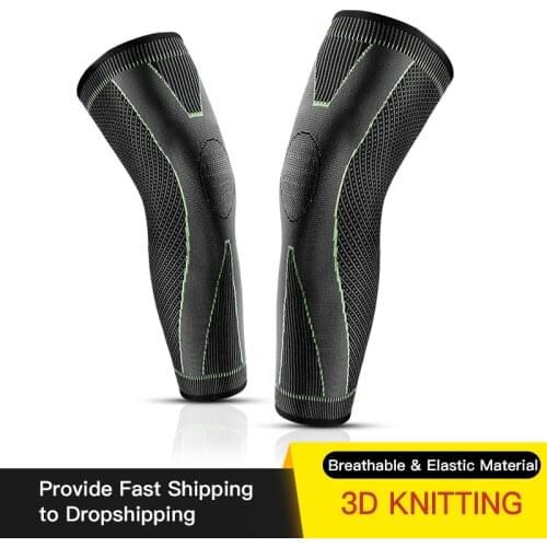Elastic Sports Basketball Sleeve Leg Long Calf Knee Brace Support Protector polainas senderismo Mens Cycling perneras ciclismo