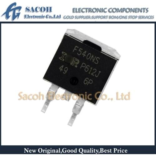Free shipping 10Pcs IRL540NS L540NS IRL540NL IRL540 IRF540NS F540NS TO-263 36A 100V Power MOSFET