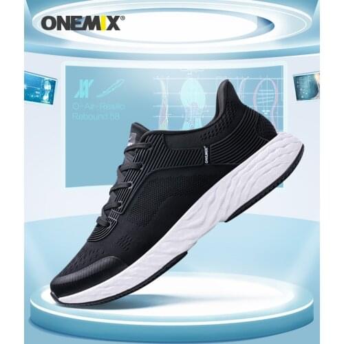 ONEMIX 2020 New Women Sneakers Fashion Lightweight Solid Flat Breathable Training Shoes Platform Lace Up Casual Tenis Feminino