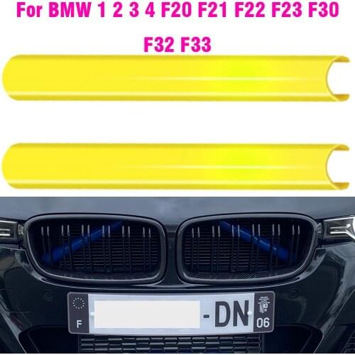 Front Grille Trim Strips Car Styling Decoration for BMW 1 2 3 4 Series F20 F21 F22 F23 F30 F31 F34 F32 F33 Accessories