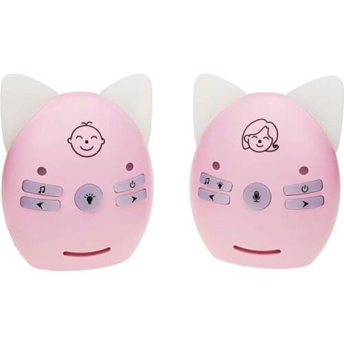 V32 audio baby monitor radio nanny 2.4Ghz digital baby monitor 2 way talk IR night light lullabies walkie talkie VOX mode