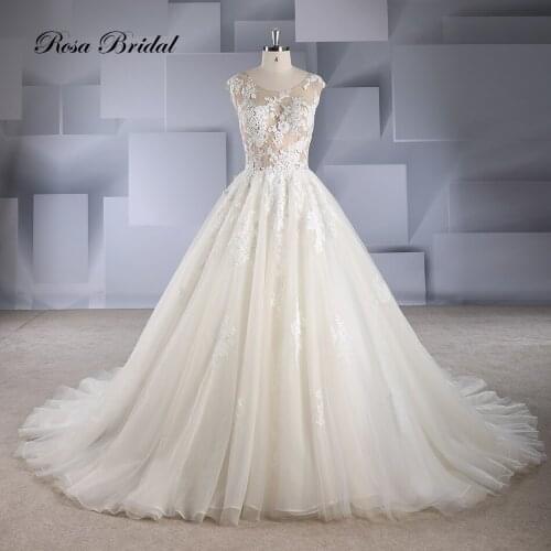 Свадебные платья со шлейфом ROSA BRIDAL China At AliExpress