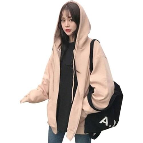 Pink Hoodies Womens Sweatshirts Harajuku Hoodie Sweatshirt Hooded Pullover Tops Blouse With Pocket Fashion Clothes Women 2020