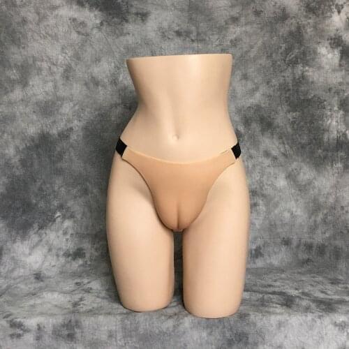 Silicone Fake Vagina Artificial Vagina Bun Vulva T String TD Crossdress Transgender Drag Queen Vagina G-String