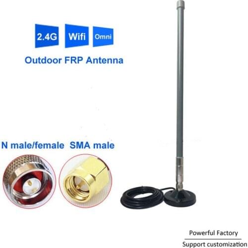 Omni direction Fiber glass Antenna Supplier Signal enhancement Outdoor 2.4g FRP antenna Wifi 1pcs
