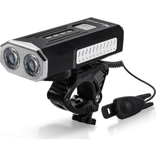 Bike Headlight 1000LM LED head light lamp Horn Bicycle Accessories