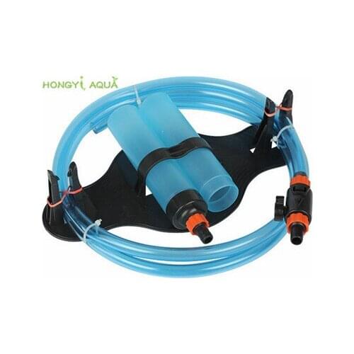 1 piece plastic fish tank water changer sandwiches pumps water absorber aquarium vacuum cleaner fish tank cleaning tools siphon