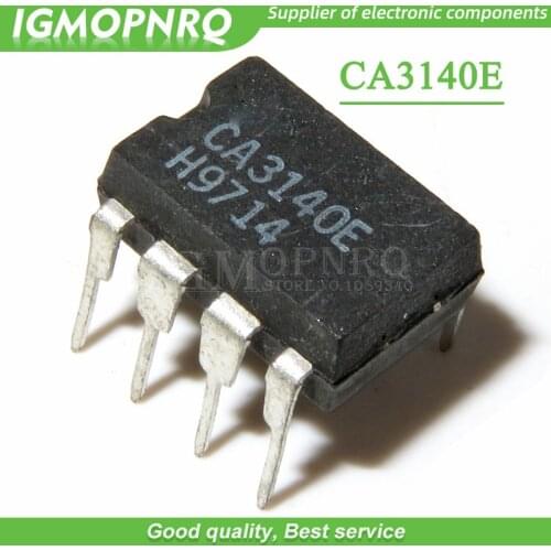 10pcs/lot CA3140EZ DIP8 CA3140 DIP 4.5MHz, BiMOS Operational Amplifier with MOSFET Input/Bipolar Output CA3140E In Stock