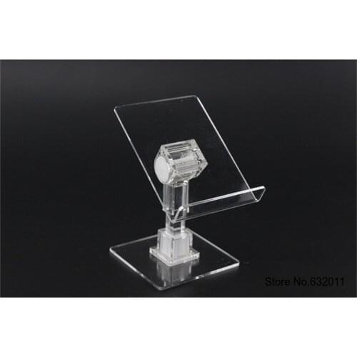 47X63mm Acrylic digital product commodity frame phone holder tray angle can rotation rack storage rack