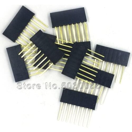Lengthened female row needle single row seat pin length 11mm row female 2.54 spacing 1*2/3/4/6/8/10P