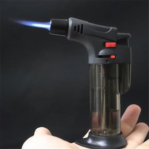 BBQ Kitchen Welding Torch Lighter Butane Jet Gas Lighter Turbo Portable Spray Gun 1300 C Windproof Cigar Pipe Lighter Outdoor