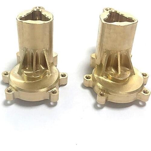 Brass Rear Axle Portal Housing Outer Cover for 1/10 Redcat Gen8 RC Crawler Car Accessories Parts