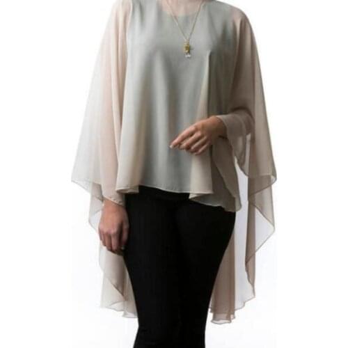 Summer Soft Lightweight Chiffon Shawl Womens Wedding Shrug Bridal Long Shawl Bolero Evening Dress