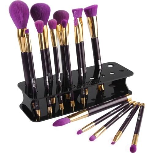Makeup Brush Drying Rack Holder Display Shelf For 15Pcs Cosmetic Brushes