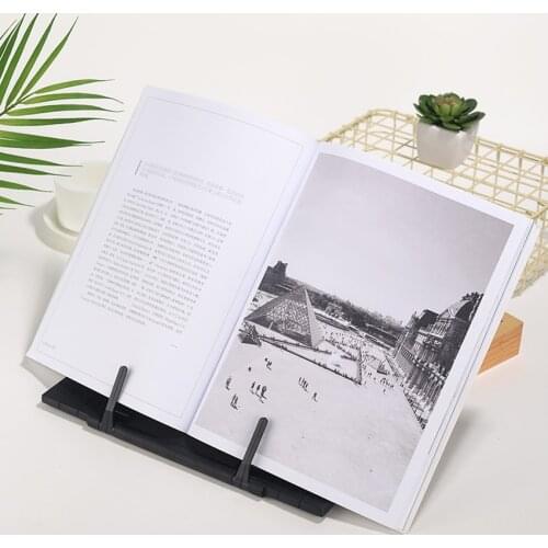 Adjustable Angle Metal Bookends Rack Reading Book Magazine Desktop Stand Kids Adult Eyes Protection Home Office Supplies