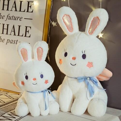 Cute sitting star rabbit doll kawaii plush toys simulation rabbit plush doll juguetes ni?os toys for girls home decor holiday gi