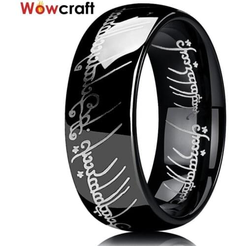 6/8mm Fashion Mens Tungsten Carbide Black&Gold&Rose Gold&Blue&Original Rings Couples Jewelry High Polished Comfort Fit
