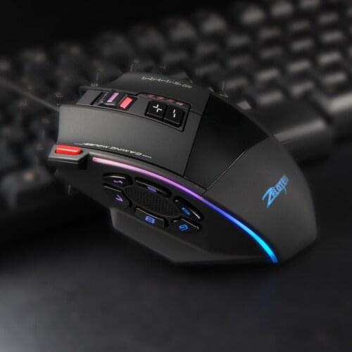 Gaming Mouse 10000 DPI 13 Programmable Buttons RGB LED Light Mice Computer Table Ergonomic Silent For Gamer PC Laptop
