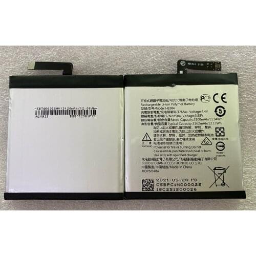 New Battery 3100mAh/3.85V HE384 Battery for Sharp HE384 384 1ICP5/64/87 Mobile Phone Batteries