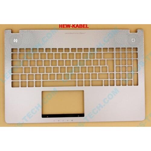 Original UK layout big enter key for ASUS N56 N56V palmrest C cover silver
