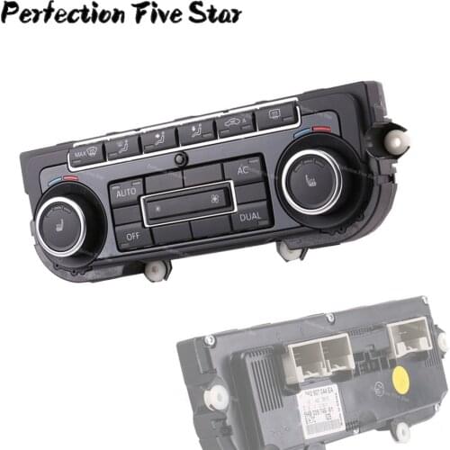 5K0907044 EA/es Climatronic Control Panel With Seat HEATER CLIMATE CONTROL PANEL SWITCH On RNS / RCD For VW Jetta MK5 PASSAT CC