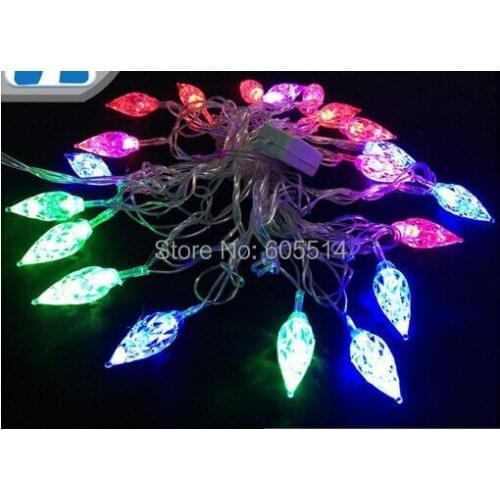 [Seven Neon]Free shipping 110V/220V diamond shape 4M 20leds party/Christmas/decoration/holiday led string light
