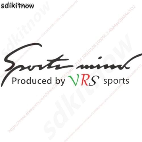 28x10cm RS VRS Car Front Rear Windows Body Sports Sticker Decal Auto Styling for Skoda Octavia a5 2 a7 Rapid Fabia Superb Yeti