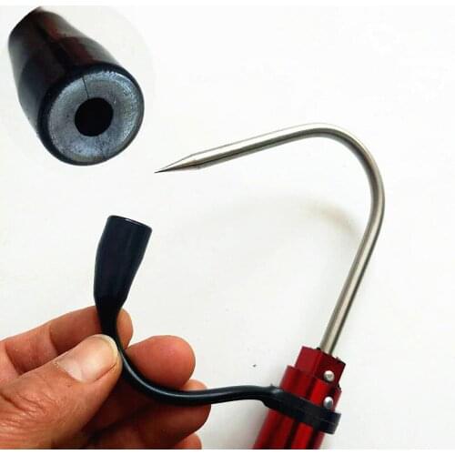60cm-120cm Telescopic Fishing Gaff Portable Optional 60cm 90cm 120cm Stainless Steel Aluminum Spear Hook Tack