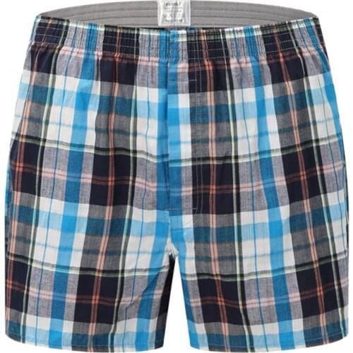 Underpants Man Boxer Soft Stretchy Cotton Blended Loose Elastic Men Panties Home Boxershorts Mens Clothing calzoncillos hombre