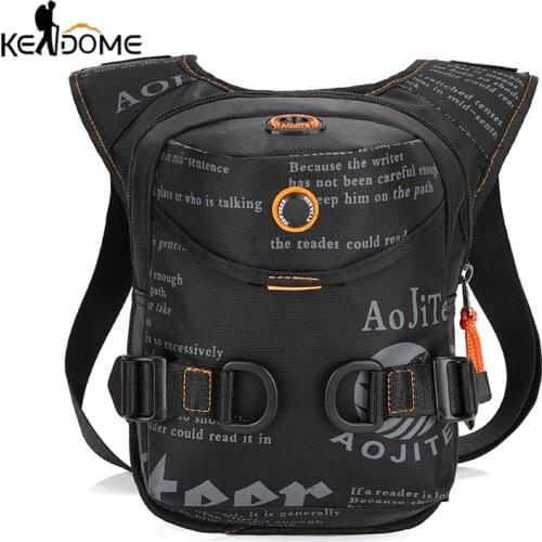 Outdoor Sports Multi-Purpose Running Riding Leg Bag Leggings Waist Storage Bag Diagonal Shoulder Messenger Chest Bag X714D