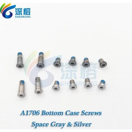 Laptop A1706 Bottom Case Screws for MacBook Pro Retina 13" A1706 Bottom Screw With Tool Silver & Space Grey Late 2016 2017