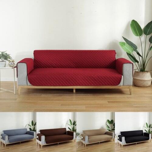 Waterproof Sofa Cover Removable Pet Dog Kid Mat Armchair Furniture Protector Washable Armrest Couch Covers Slipcovers 1/2/3 Seat