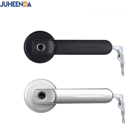 Zinc Alloy Electronic Fingerprint Door Lock Keyless Home Security Indoor Smart Door Lock For Office Bedroom Single Latch
