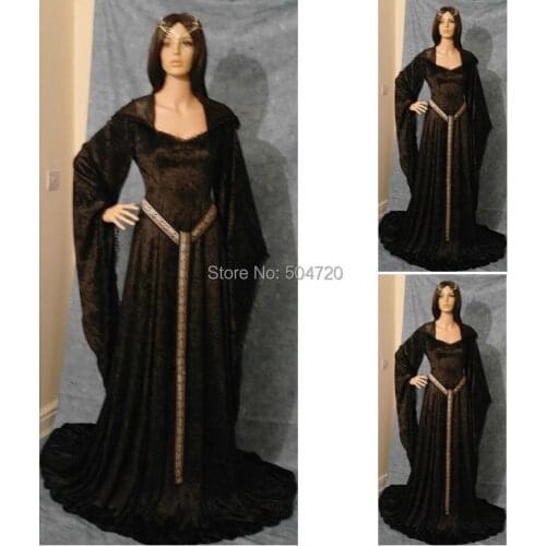 Custom-madeR-457 Vintage Costumes 1860s Civil War Ball evening Dress/Gothic Lolita Dress Victorian dresses/Renaissance dress