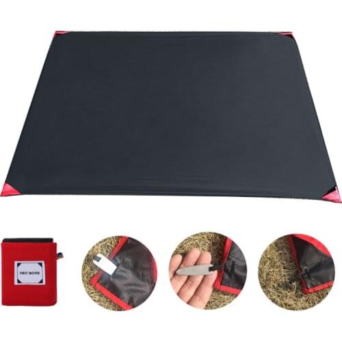 150*180cm Portable Pocket Camping Mat Folding Camping Mattress Baby Climb Outdoor Ultra-thin Waterproof Beach Picnic Blanket