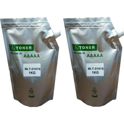 2kg black d101s refill toner powder for samsung mlt-d101s 101s ML-2165W ML-2166W ML-2168W ML-2160 ML-2161 ML-2162