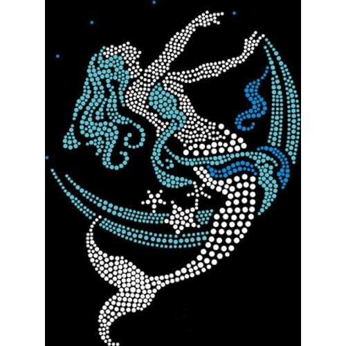 2pc/lot Shinny flatback hot fix rhinestone transfer motifs iron on crystal transfers design iron on applique patches