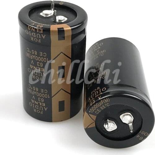 4pcs/lot ELNA AUDIO Electrolytic Capacitor 10000UF 63V 30*50mm