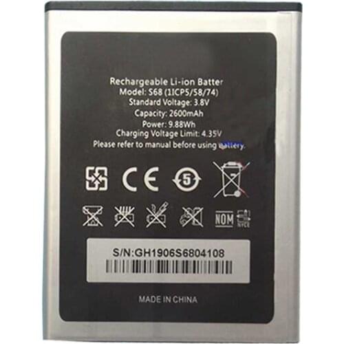 Battery for OUKITEL C16 Pro 2600mah 3.8V for OUKITEL C16 Pro 5.71'' Android 9.0 19:9 MT6761P 3GB 32GB Smartphone+USB cable
