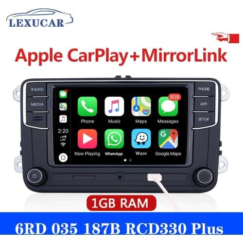 LEXUCAR Noname RCD330 Plus Car Radio Carplay 1GB RAM RCD330G 6RD035187B For VW Golf 5 6 Jetta CC MK6 MK5 Passat B6 B7 Tiguan