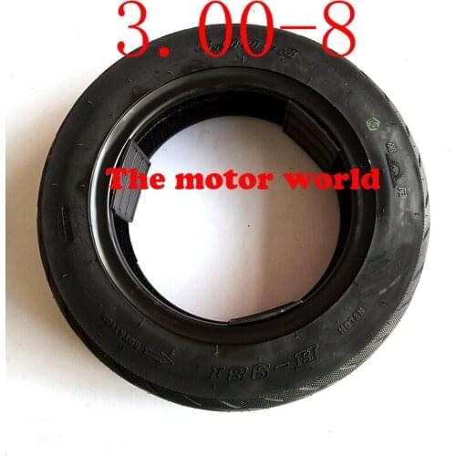 Free Shipping 3.00-8 Tubeless Tire Fits for Scooter ,Gas and Electric Scooters Warehouse Vehicles Mini Motorcycle Moped 8" Rim