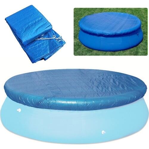 Swimming Pool Cover Round Rectangle Waterproof Dust Cover Mat Swimming Pool Accessories for 457/244/366/305/183cm Swim Pool