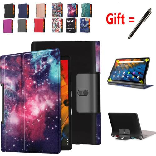 Cover for Lenovo Yoga Tab5 YT-X705 10.1 Slim Folding Stand Flip Case PU Leather Cover for Lenovo Tab5 TB-X705L 10.1 inch Cases