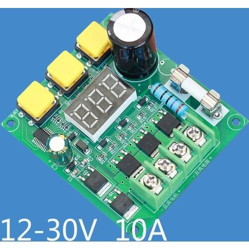 DC12-30V 10A Motor Speed Controller Digital Display Switch Stepless speed change Speed switch(6.5)