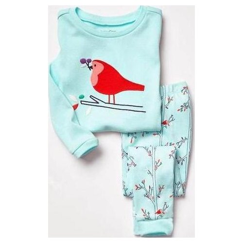 Children Sleepwear Baby Nightwear Pyjamas Kids Homewear Nightwear Full Sleeve Cotton Baby Girls Animal Underwear Pajamas Sets