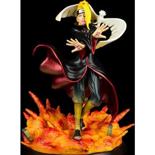 Naruto Anime Akatsukie Pvc Action Figure Uzumaki Naruto Deidara Collection Model Doll Statue Figurine Toys for childrens gift