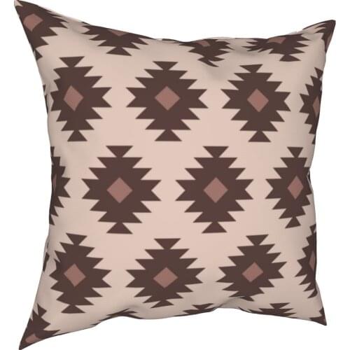 Southwestern Pattern Bohemian Pillowcase Printing Polyester Cushion Cover Decor Pillow Case Cover Home Square 40X40cm