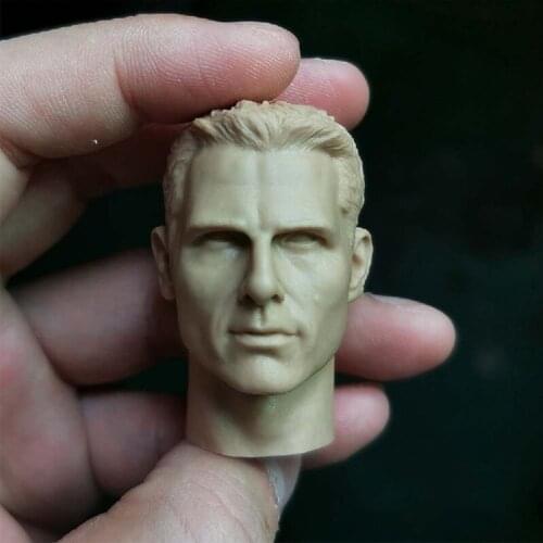 1/6 Scale Tom Cruise New Style Unpainted Head Models for 12''Figures Bodies Accessories DIY